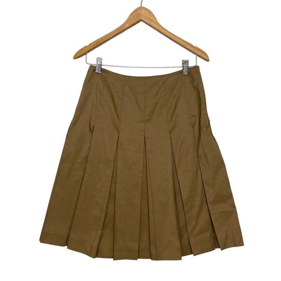 Per se Silk Blend Pleaded Circle Modest Skirt Women's Size 2 - Picture 1 of 6